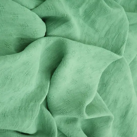 1 Yard Cey Airflow Woven Jacquard Fabric, 59/60&Prime; Wide 100% Polyester MINT {6}