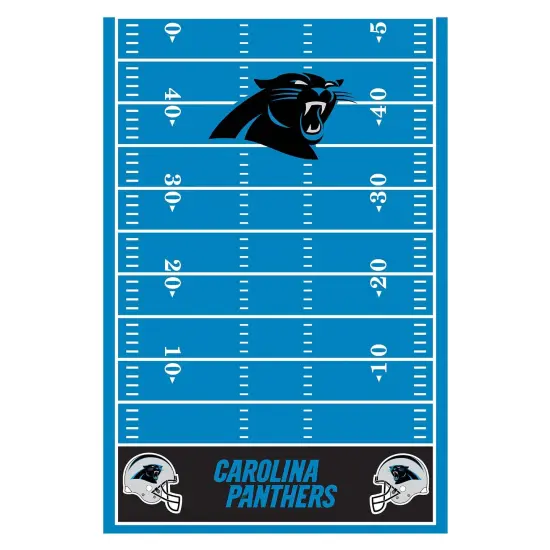 Carolina Panthers Plastic Table Cover - 54" x 96" {1}