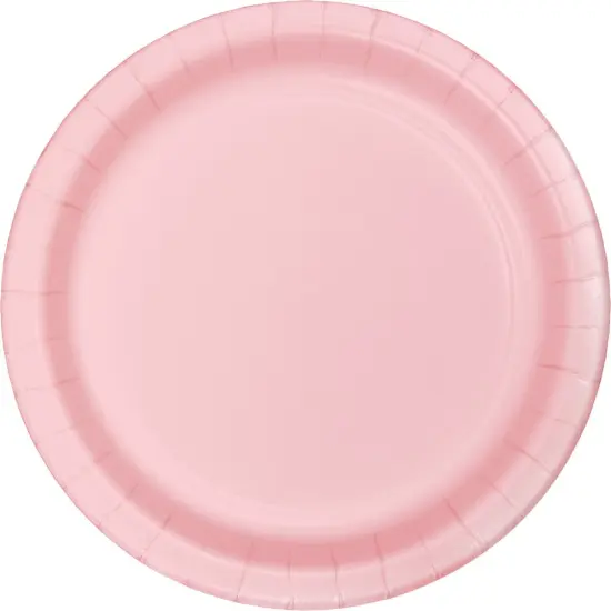 Classic Pink 9" Round Dinner Plate - 24ct {1}