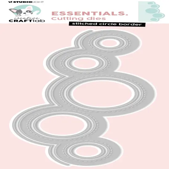 Studio Light Essential Cutting Die CCL-Nr. 982 Stitched Circle Border {1}