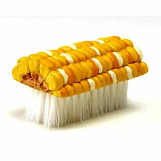 Norpro Soft Bristled Corn Cob Cleaning Scubber De-Silking Brush - Silk Remover {2}