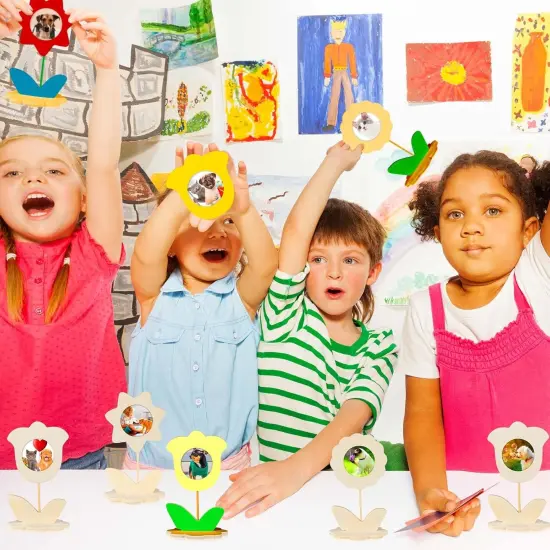 12 Pcs Mothers Day Crafts Flower Picture Frames {5}