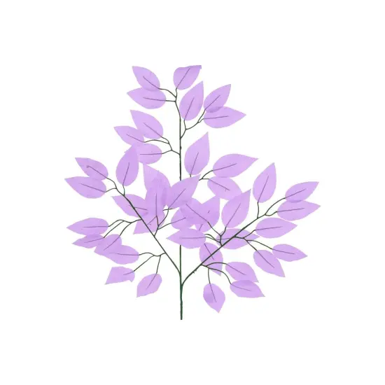 23" Silk Ficus Spray: Lavender (Set of 12) {1}