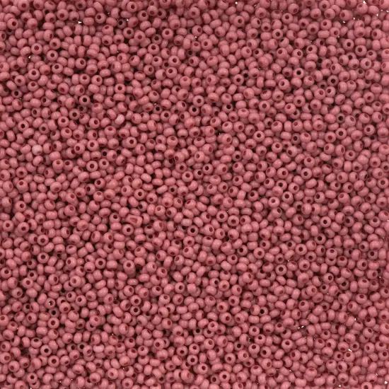 John Bead 11/0 Opaque Dyed Solgel Czech Glass Seed Beads, 250g Dark Pink {1}