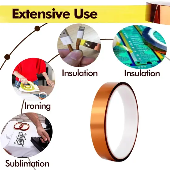 A-SUB Heat Resistant Tape 25mm x 108FT High Temp Sublimation Thermal {2}