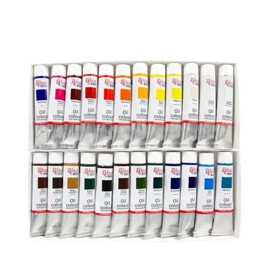 Rosa Studio Oil Paint Set 24 colors (0.68 oz each) {2}