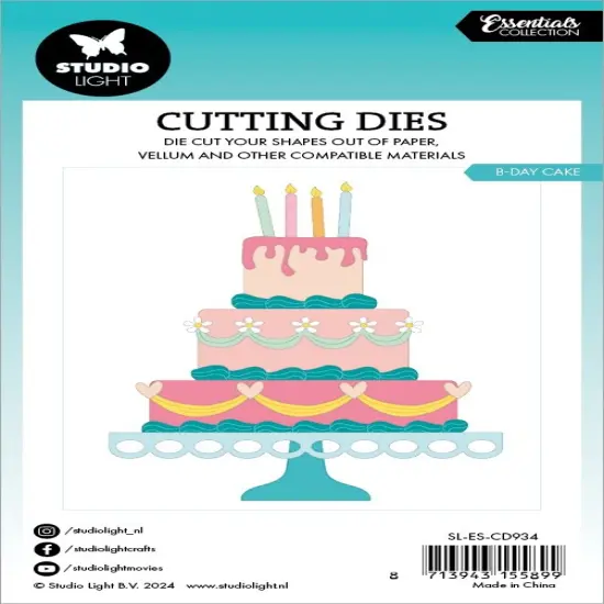 Studio Light Essentials Cutting Die-Nr. 934 B-Day Cake {3}