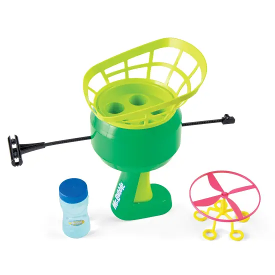 Collections Etc Mr. Bubble Rip Cord Bubble Flyer Outdoor Toy {2}
