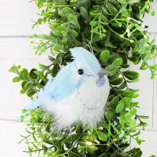 Blue Jays Artificial Birds 6ct Feathered Seasonal Decor {3}