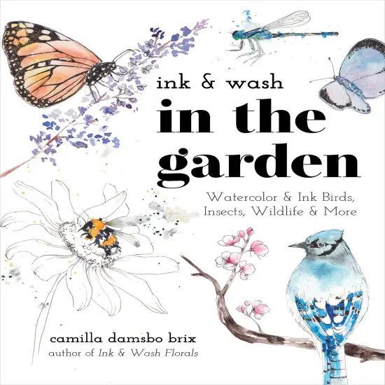 Ink And Wash In The Garden-Softcover {1}
