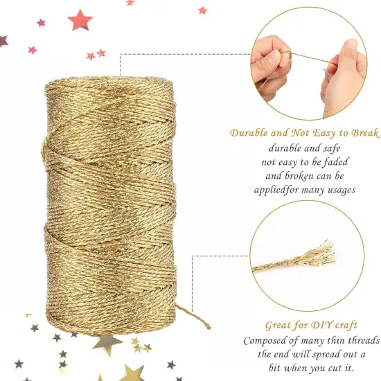 Gold Wrapping Twine String {4}