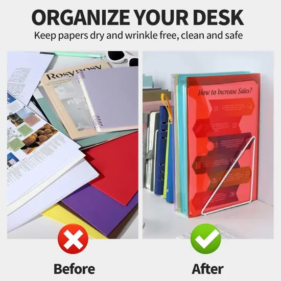 4 Pcs Plastic Folders with Pocket Plastic Envelopes {4}