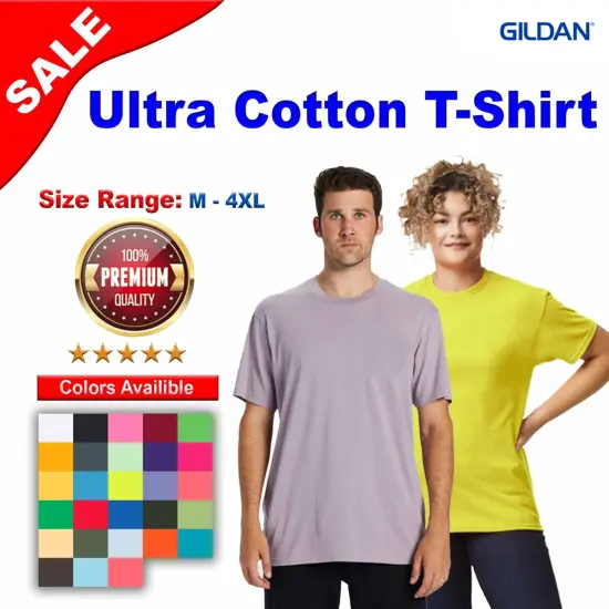 Gildan&reg; Ultra Cotton Short Sleeve Crew-Neck T-Shirt Antique Royal {2}