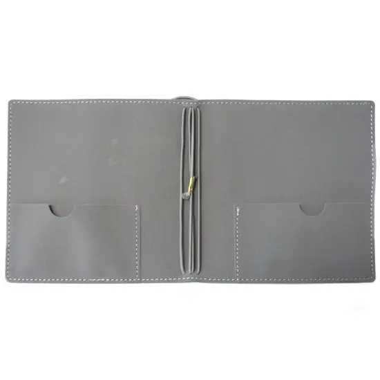 Elizabeth Craft Stonewashed Art Journal XL 5.5"X5.5"-Grey Square {3}