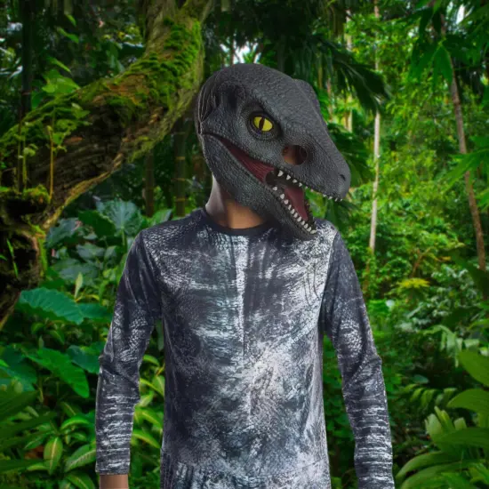 Jurassic World: Fallen Kingdom Blue Velociraptor 3/4 Child Costume Mask {4}
