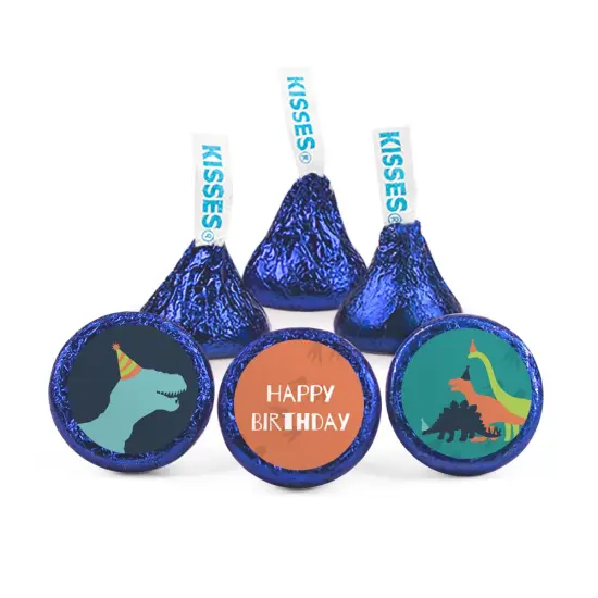 324ct Dinosaur Kid's Birthday Stickers for Hershey's Kisses Party Favors, Party Supplies - DIY - Candy Not Included - By Just Candy {2}