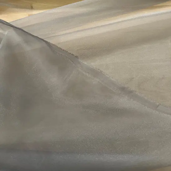 1 Yard Gray Crystal Organza Fabric Sheer Shiny Lightweight Polyester 58/59 inches wide {3}