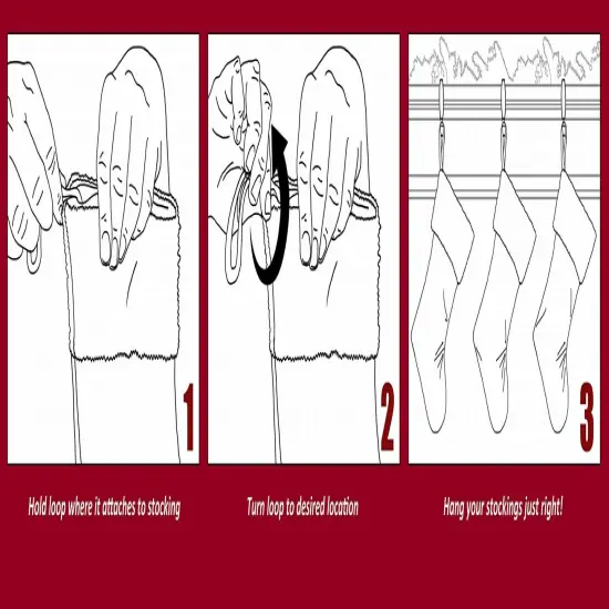 Haute Decor HangRight� Premium Christmas Stocking {6}