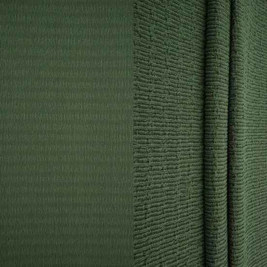Bubble Jersey Crepe Fabric 95% Polyester 5% Spandex, Heavyweight Stretch 59" Wide OLIVE VINTAGE {1}