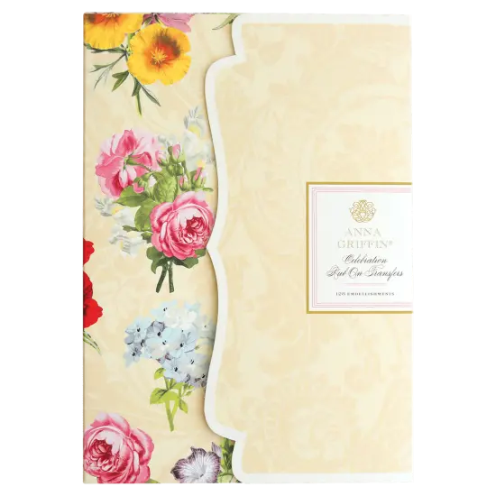 Celebrations Floral Rub Ons {1}