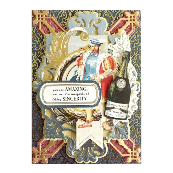 Beaux Regards Collage Card Toppers {6}