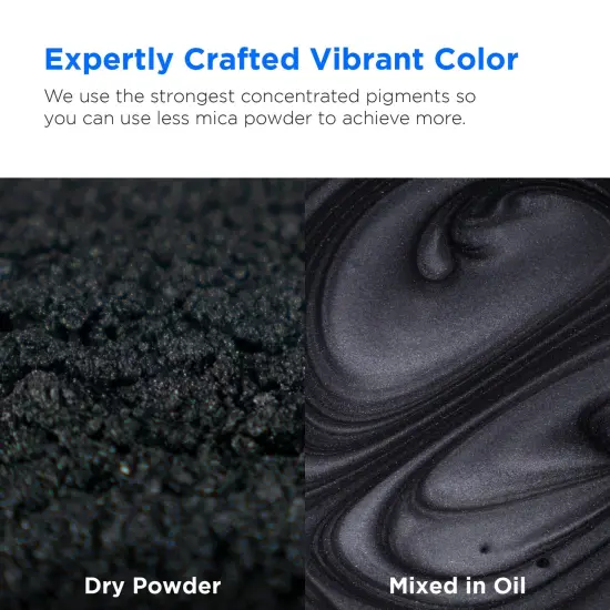 Rolio - 1 Jar Mica Powder (Coal) - 100g {2}