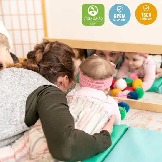 Double-Sided Bi-Directional Mirror, Kids Furniture Natural {6}