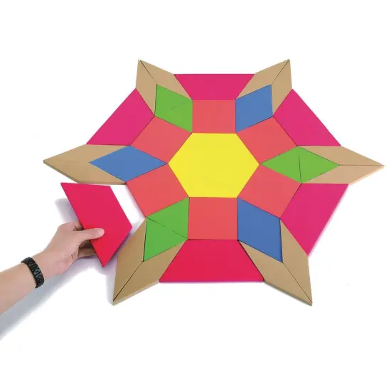 Giant Foam Pattern Blocks {1}