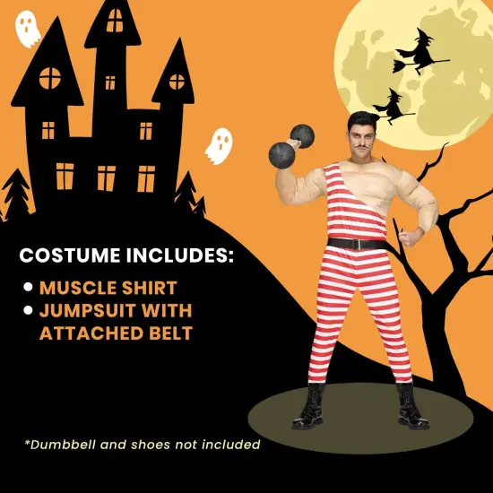 Carny Muscle Man Costume Adult Standard {6}