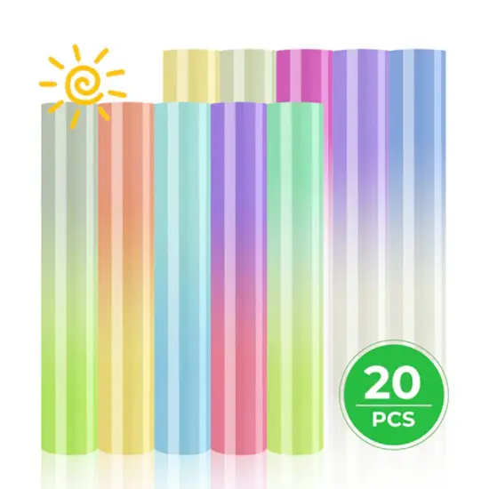 Sun Color Changing Heat Transfer Vinyl (20pcs) {1}