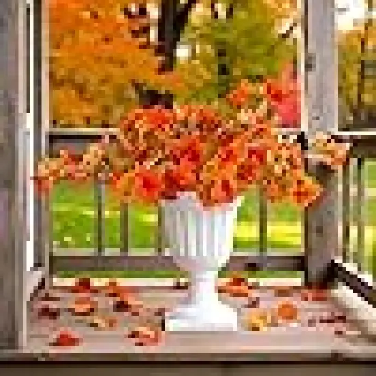 UV Resistant Floral for Garden Porch Yard Balcony Realistic Indoor Decor {2}