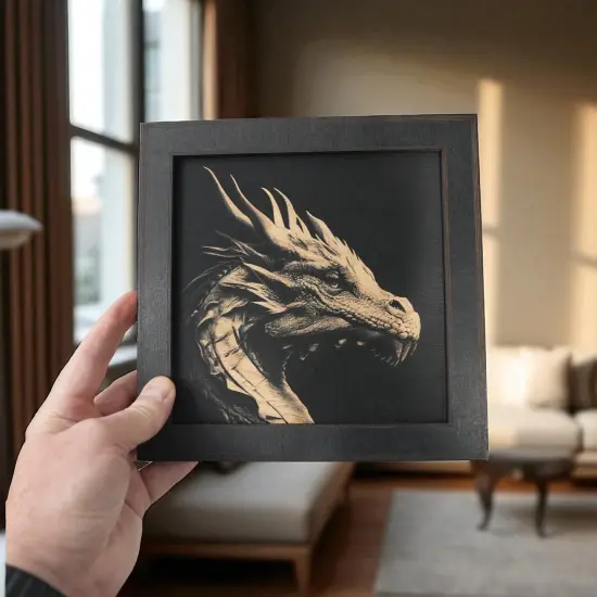 Framed Art - CUSTOM - Dragon {5}