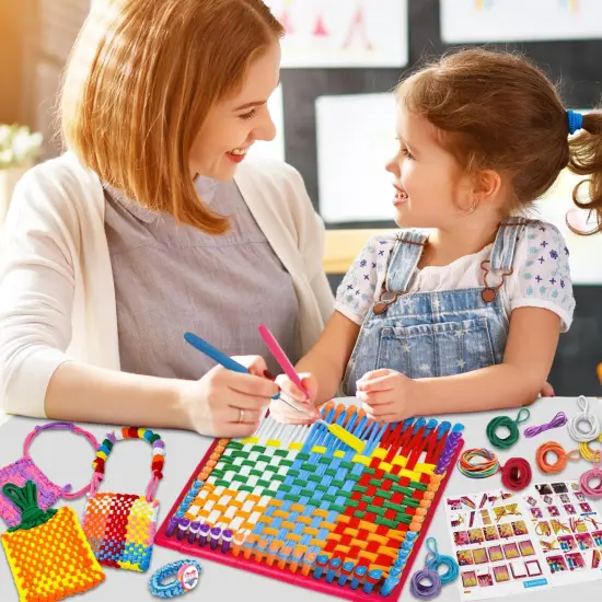 Weaving Loom Kit Toys, DIY Art and Crafts for Adults {5}