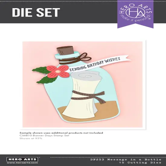 Hero Arts Die Set-Message In A Bottle {1}