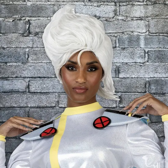 X-Men Storm Synthetic Hair Wig Costume Inspired by 97 Series {3}