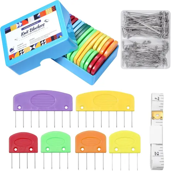 130 Pcs Knit Blockers and Combs for Blocking {1}