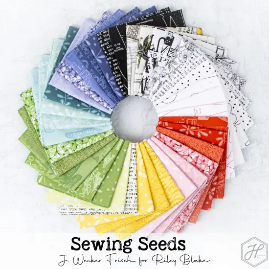 Garden Blender in Aqua (c15690-aqua) | Sewing Seeds III | J Wecker Frisch | Riley Blake {2}