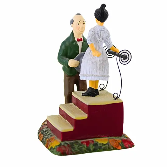 Department 56 Villages 3.5 Inch Spellbound By Hypno Girl Halloween Halloween Village , Halloween Decor Halloween Snow Village Green {4}