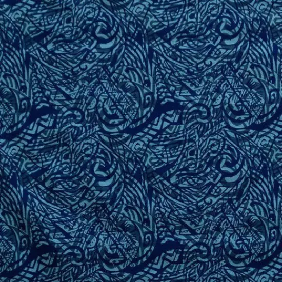 1 Yard Traditional Polynesian Tattoo Swirl Fabric 100% Cotton Light Barkcloth, 36" L x 45" W Green {4}