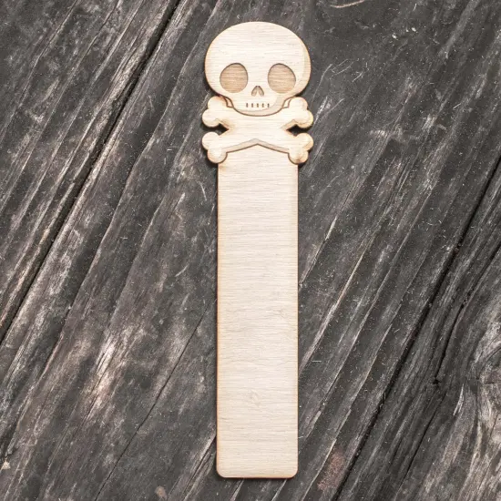 Bookmark - Cute Skull and Crossbones {1}