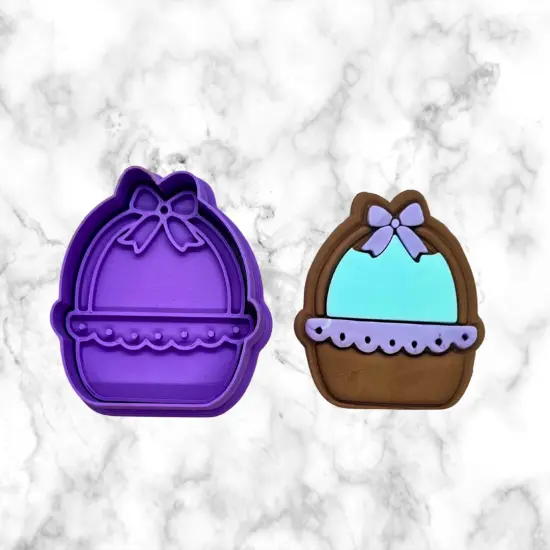 Easter Basket 2 Inch Collection Cutter and Embosser {5}