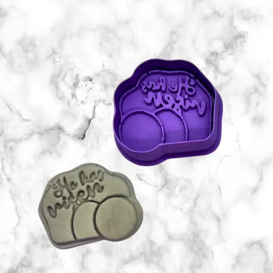 He Has Risen 1.5 inch to 3.5 inch Cutter and Stamps {3}