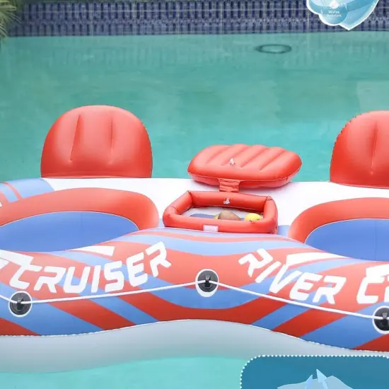 Inflatable River Float with Enhanced Comfort | Red {3}