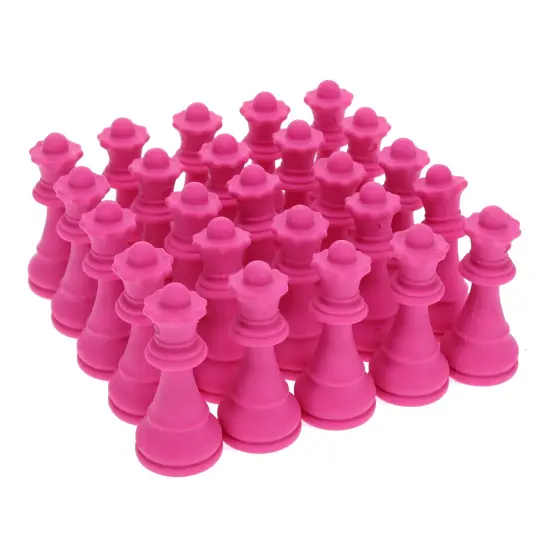 Chess Queen Erasers - Bulk Party Pack of 25 - Chess Club prizes and Party Favors - by WE Games {6}