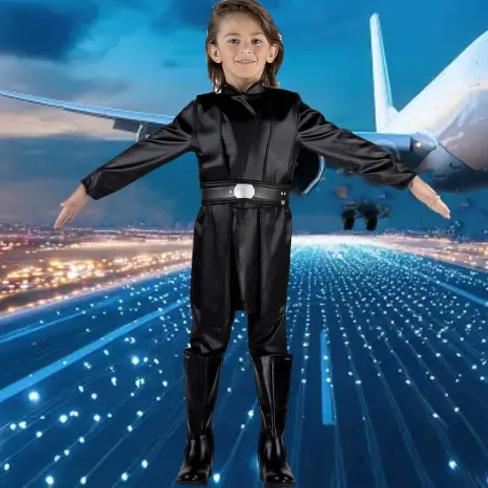Kids Luke Skywalker Qualux Costume, Star Wars Jedi Outfit for Halloween or Cosplay {2}