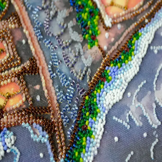 Bead Embroidery Kit - When winter blows cold {5}