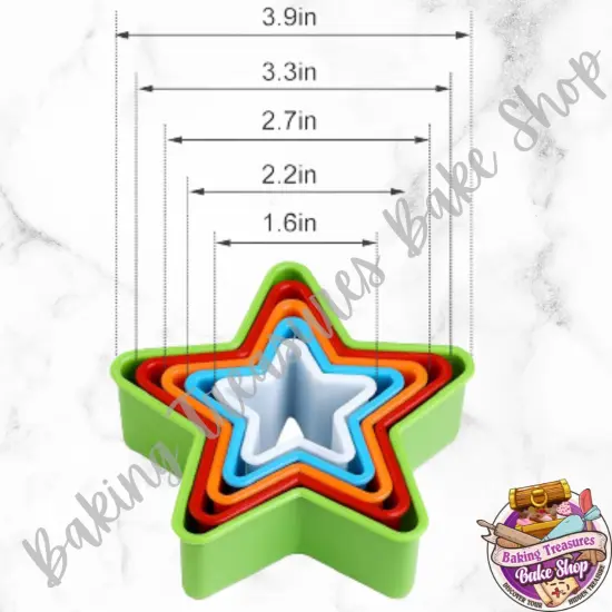 Star Shaped Cookie Cutters {2}