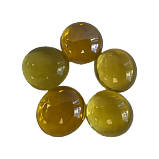 Amber Glass Nuggets - 12oz Bag - Flat Glass Gems/Beads - Decorative Glass Stones - Great for Mosaics and Other Glass Projects. {2}