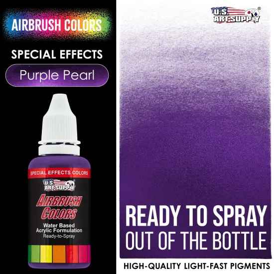 Purple Pearl, Pearlized Special Effects Acrylic Airbrush Paint, 1 oz. {2}