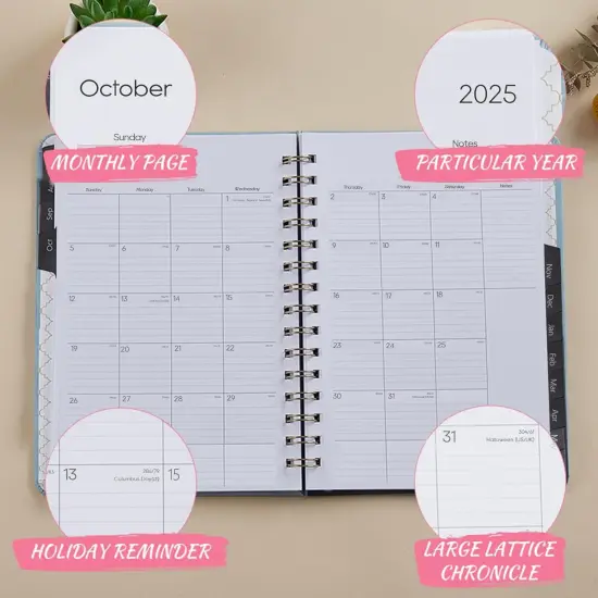 Academic Planner 2025-2026 - 6.4" x 8.5" (Blue) {3}